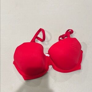 Victoria's Secret Red T-Shirt Bra with Molded Cups